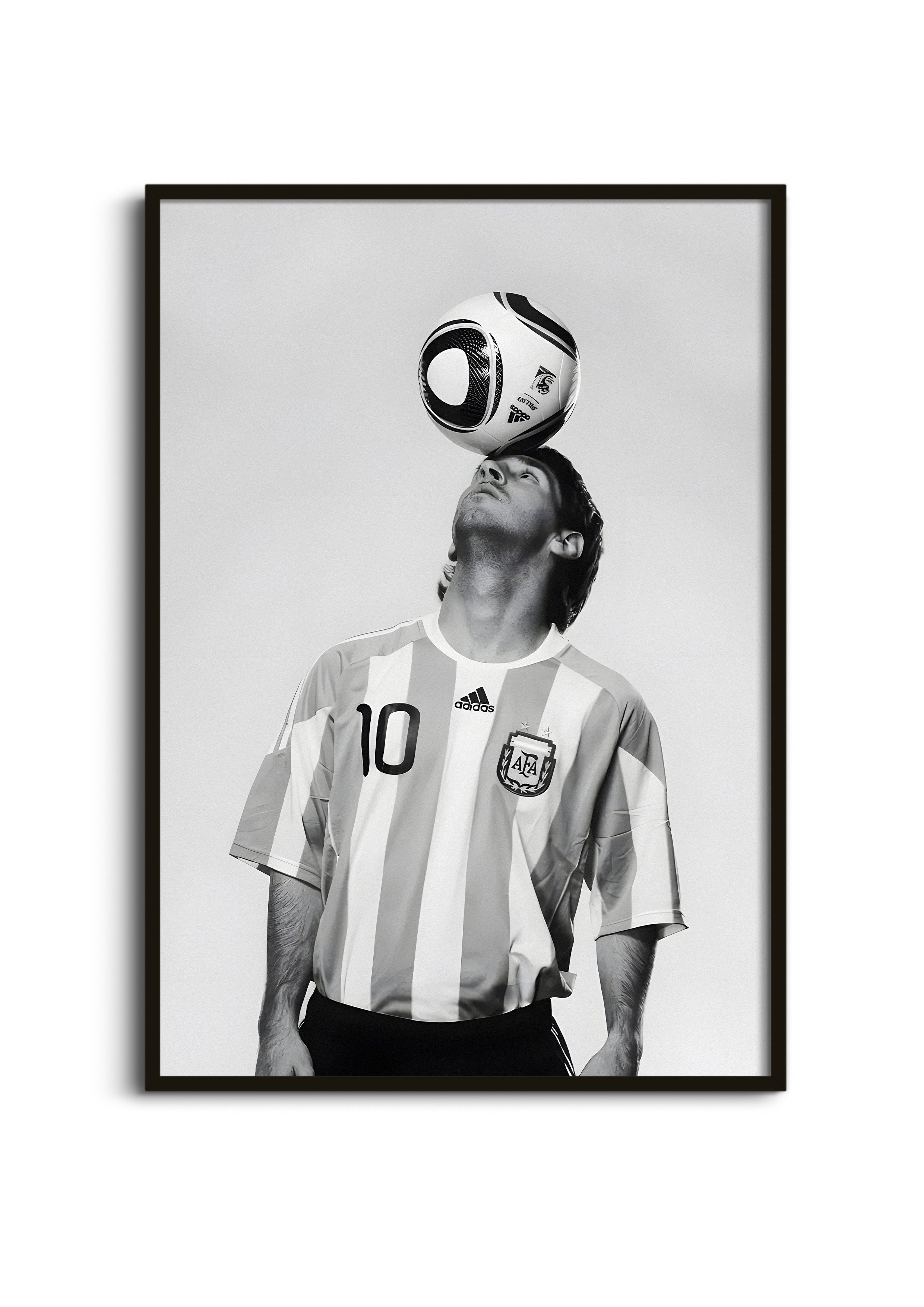 Lionel Messi Freestyle Wall Art Lazywalls